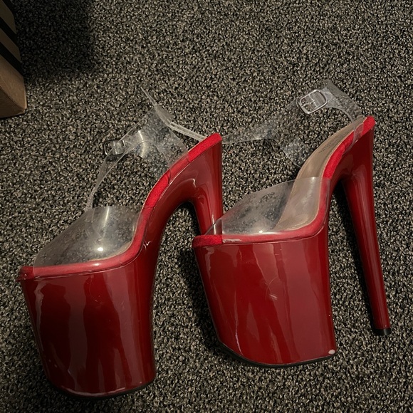 Hella heels chili sandals size 6 - Picture 2 of 4